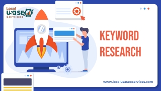 KEYWORD RESEARCH - LOCAL USA SEO SERVICE