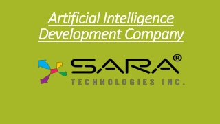 Artificial Intelligence Development Company