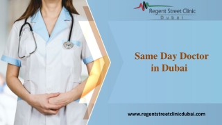 Same Day Doctor in Dubai  