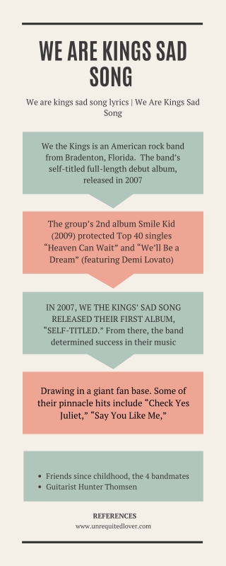 We are kings sad song lyrics  We Are Kings Sad Song Info