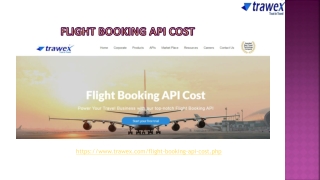 Flight Booking API Cost