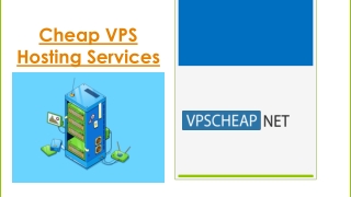 Cheap VPS Hosting Services