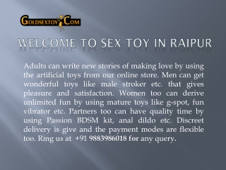 Sex Toys In Raipur - Goldsextoy