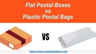 Flat vs Plastic Postal Bags