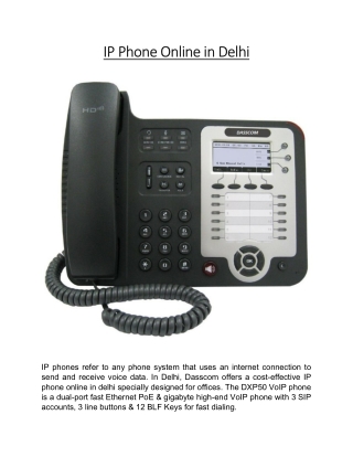 IP Phone Online  in Delhi