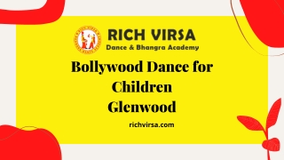 Bollywood Dance for Children Glenwood