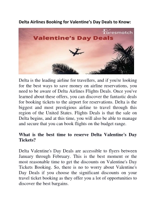 Delta Airlines Booking Valentines  Day Flights Deals to Know-converted