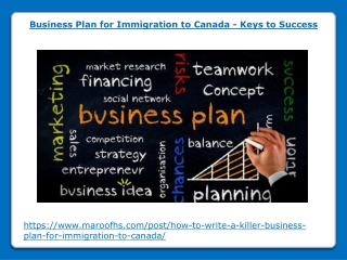 Business Plan for Immigration to Canada - Keys to Success