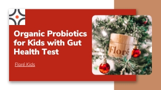 Organic Probiotics for Kids with Gut Health Test - Floré Kids