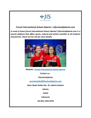 French International School Jakarta