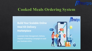 Cooked Meals Ordering System