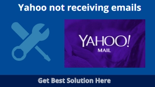 How to fix Yahoo not receiving emails