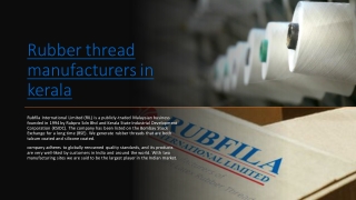 Rubfila International Ltd