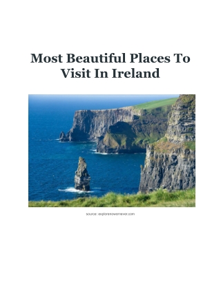 Most Beautiful Places To Visit In Ireland