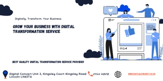Grow Your Business With Digital Transformation Services