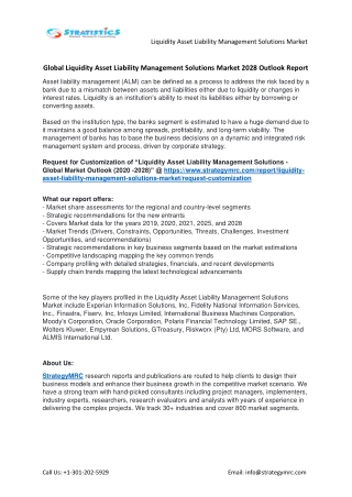 Liquidity Asset Liability Management Solutions Market Forecasts to 2028
