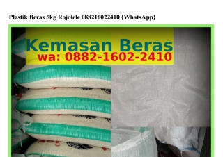 Plastik Beras 5kg Rojolele 088ᒿ-160ᒿ-ᒿԿ10{WA}