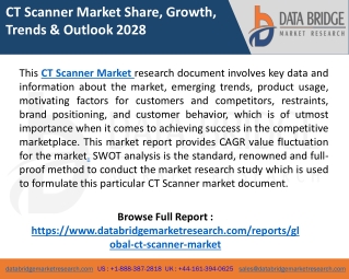 CT Scanner Market: Analysis & Opportunities – Neusoft Corporation, Medtronic