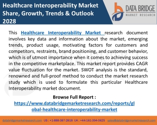 Healthcare Interoperability Market Analysis by Key Players