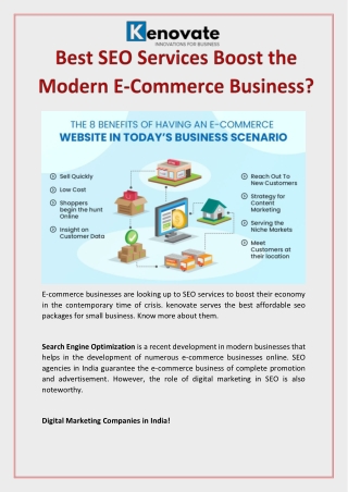 Best Affordable SEO Services in India - Kenovate