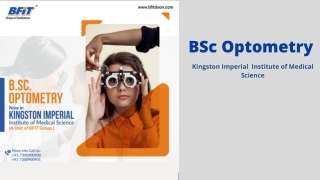 BSc Optometry college in Dehradun | KIIMS Dehradun
