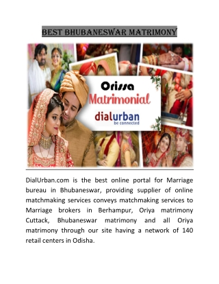 Best Bhubaneswar Matrimony