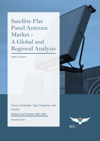 Satellite Flat Panel Antennas Overview | BIS Research Insight