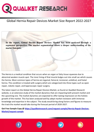 Global Hernia Repair Devices Market covid 19 impact