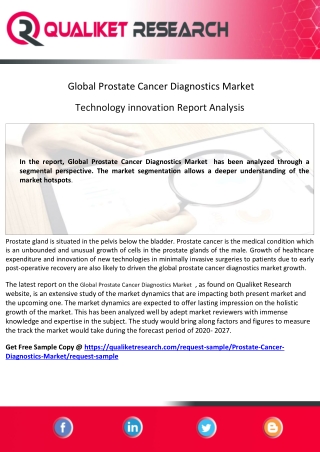 Global Prostate Cancer Diagnostics Market