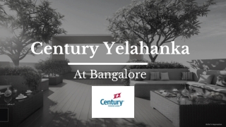 Century Yelahanka In Bangalore | E-Brochure