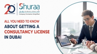 How to obtain a consultancy license in Dubai, UAE