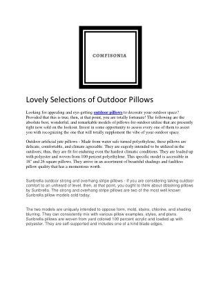 Buy Sofa Pillows - Comfisonia