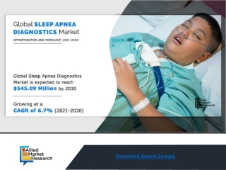 Sleep Apnea Diagnostics Market: Global Opportunity Analysis & Industry Forecast