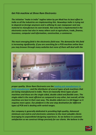 leading pcb manufacturer in Delhi manufacturer
