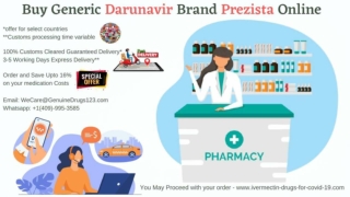 Is Darunavir available generic