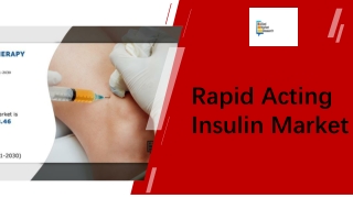 Rapid Acting Insulin Market Share PPT