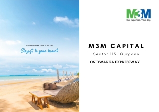 M3M Capital Sector 113 Gurgaon | Own a Place Where Life Is a Party