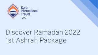 SIT UK 1st Ash Ramadan