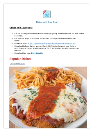 $5 off-  Flakes on Sydney Road Pizza, Burgers Food Brunswick,VIC