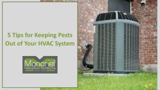 5 Tips for Keeping Pests Out of Your HVAC System