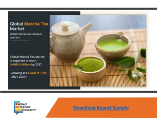 Matcha tea Market 