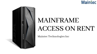 Mainframe Access on Rent