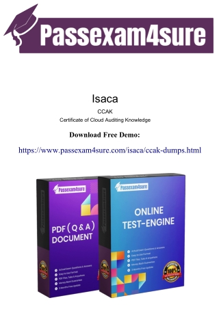 Isaca CCAK Question Answers | Get Ready For High Score | PassExam4Sure