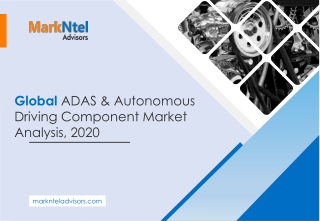 Global ADAS & Autonomous Driving Components Market Analysis, 2020