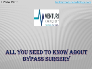 All you need to know about bypass surgery