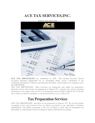 Tax Filing Queens NY