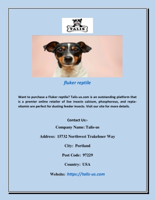 Fluker Reptile | Talis-us.com