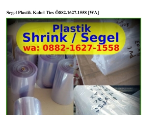 Segel Plastik Kabel Ties