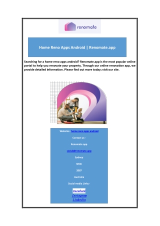 home reno apps android