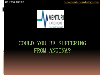 Could you be suffering from angina